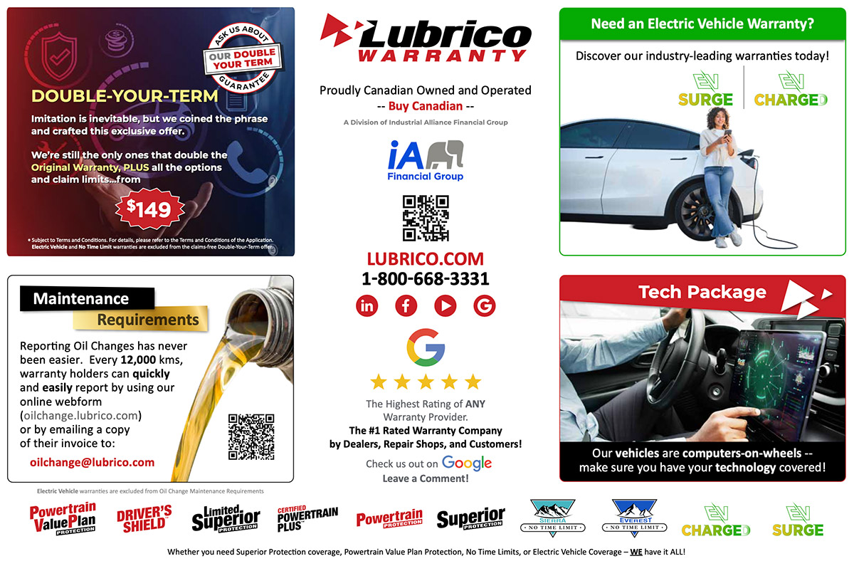 Lubrico Warranty Details Lubrico Warranty Details